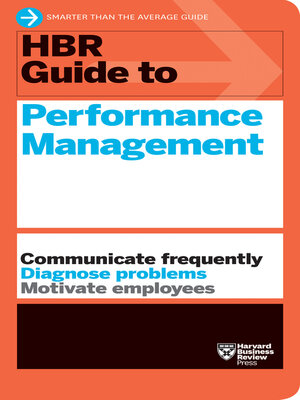 cover image of HBR Guide to Performance Management (HBR Guide Series)
